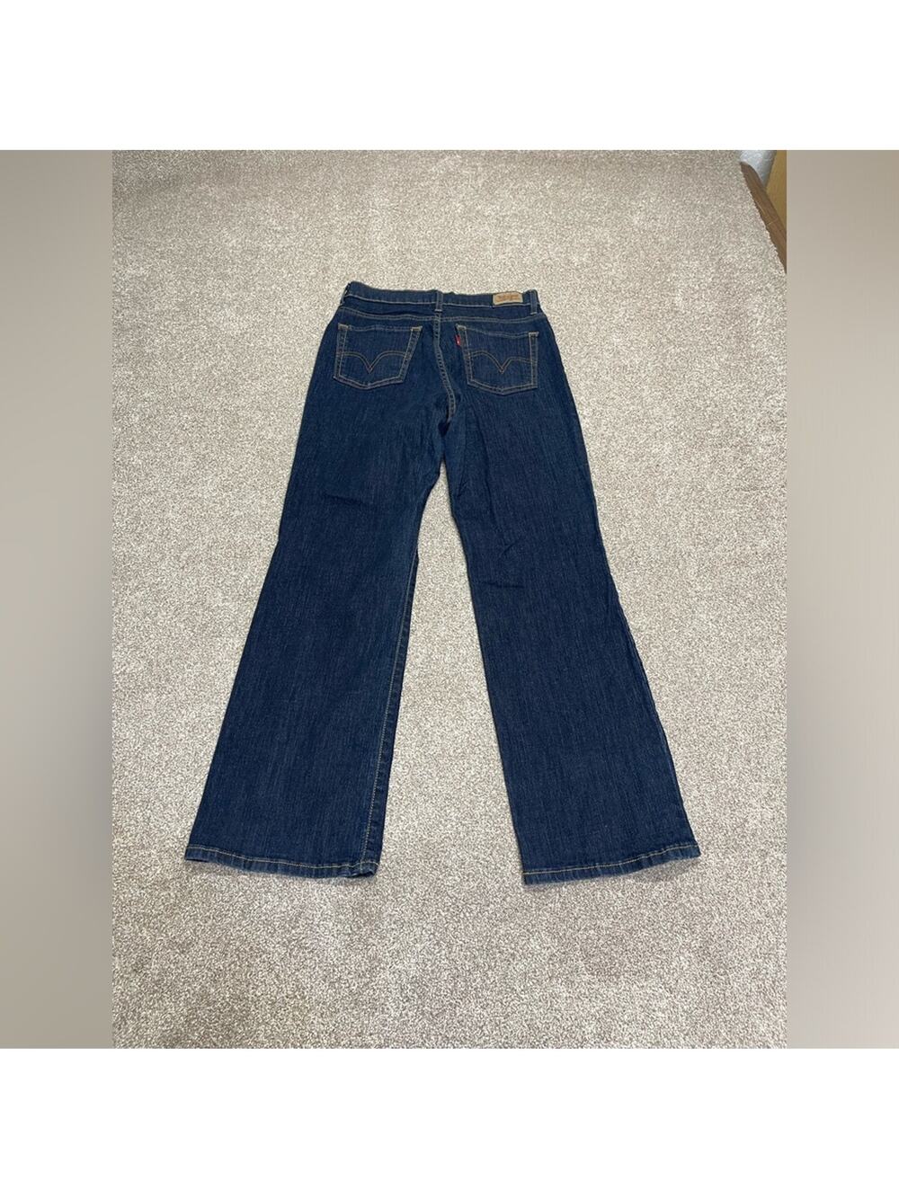 y2k 2000s indie sleaze Levi’s 512 bootcut jeans size 10s 30x30 dark wash indigo